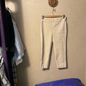 SO Cream Ankle Pants